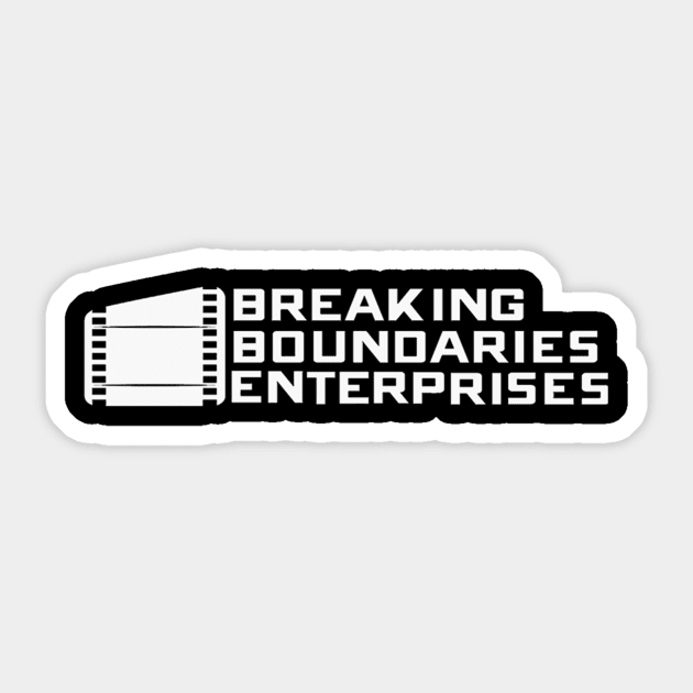 BBE White Logo Sticker by X the Boundaries